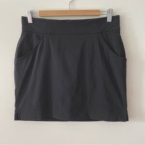 Columbia black mini athletic skort skirt short size medium women